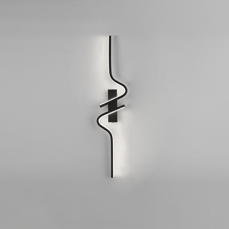 Creative Strip Aluminum Silicon Gel LED Wall Sconce Lamp