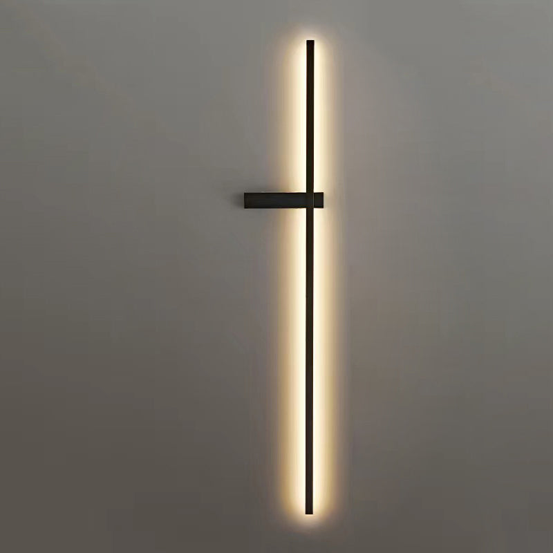 Iron Aluminum Silica Strip Line LED Wall Sconce Lamp