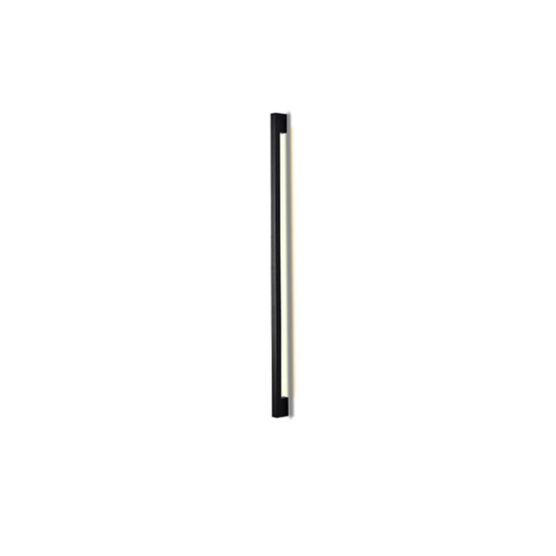 Simplicity Long Strip Iron Silicone LED Wall Sconce Lamp