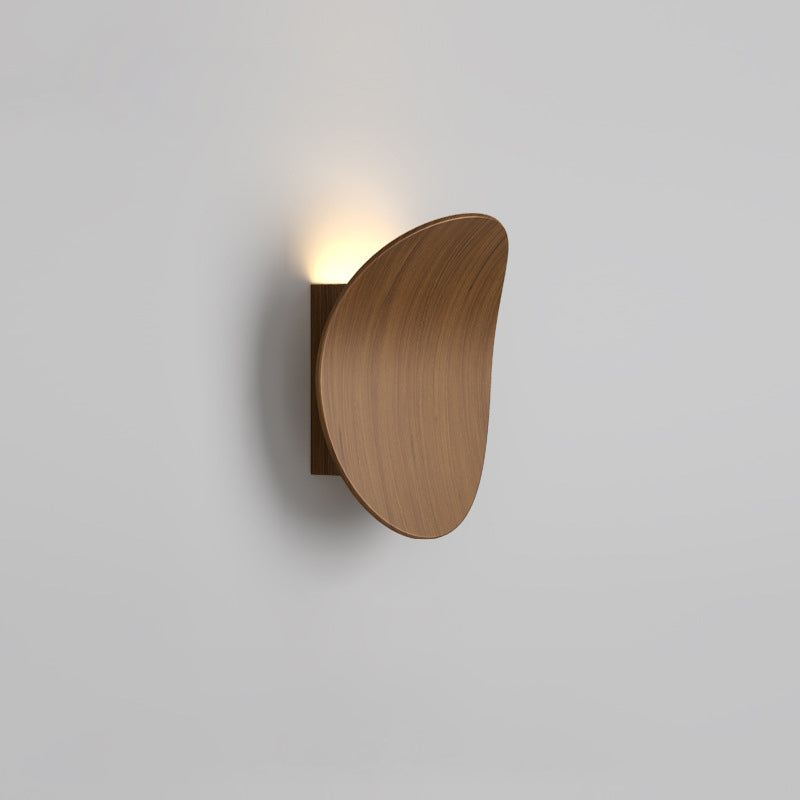 Japanese Bent Aluminum Acrylic LED Wall Sconce Lamp
