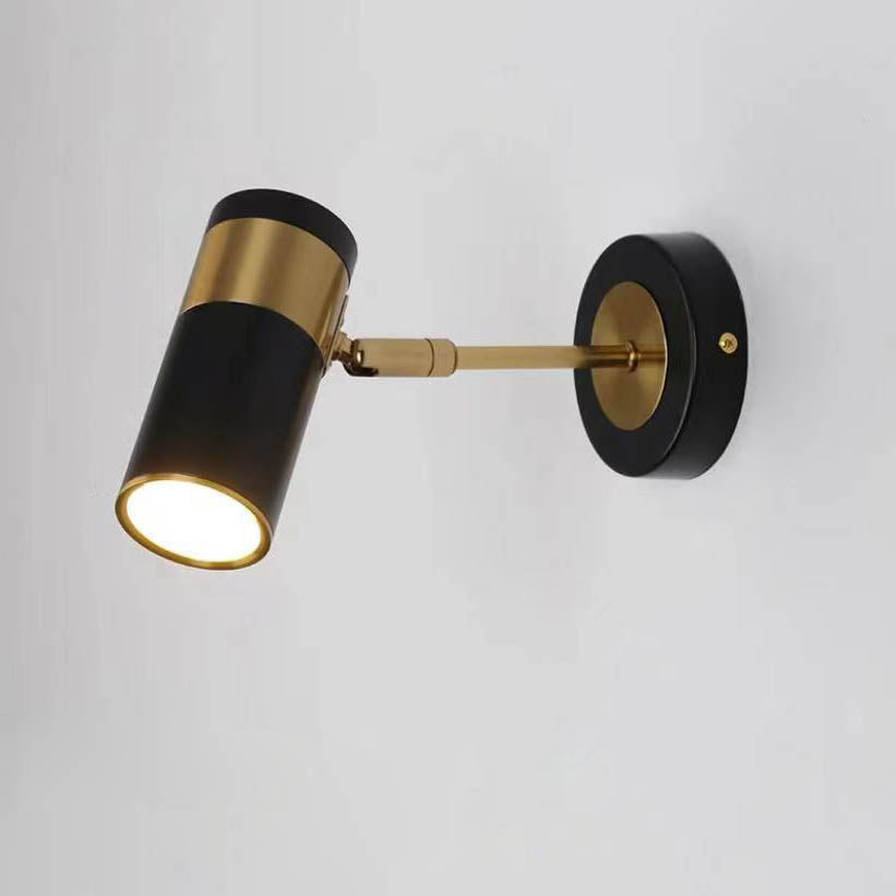 Scandinavian Hardware Iron Acrylic 1-Light Wall Sconce Lamp
