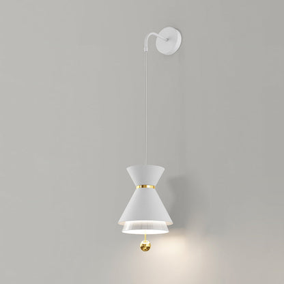 Scandinavian Bell Iron Aluminum LED Wall Sconce Lamp