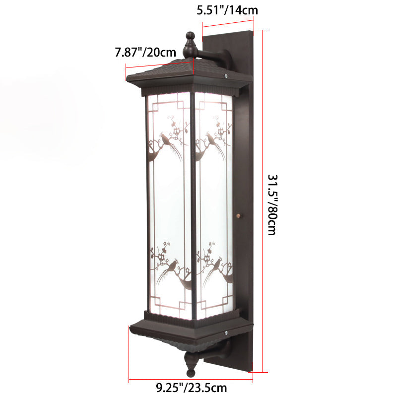 Chinese Aluminum Glass Solar LED Wall Sconce Lamp