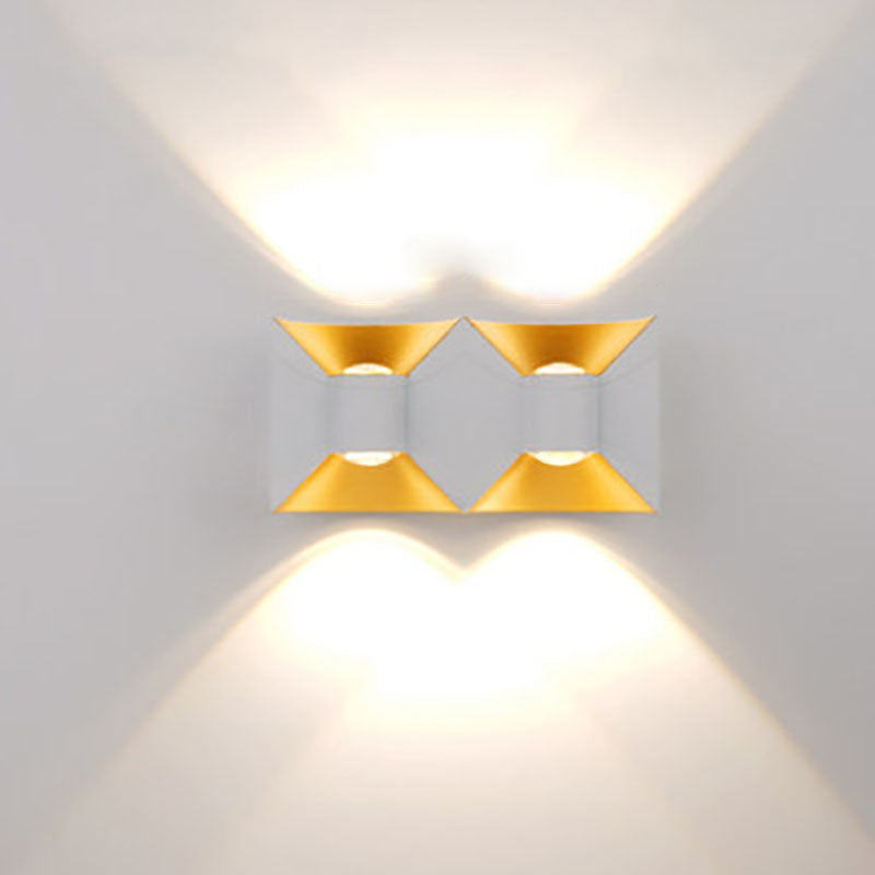 Simplicity Waterproof Aluminum Square LED Wall Sconce Lamp