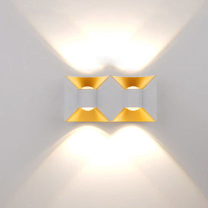 Simplicity Waterproof Aluminum Square LED Wall Sconce Lamp