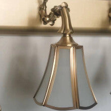Brass 3-Light Bathroom Vanity Mirror Front Wall Sconce Lamp