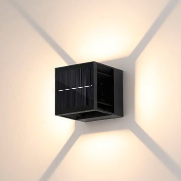 Simplicity LED Solar Waterproof Outdoor Wall Sconce Lamp
