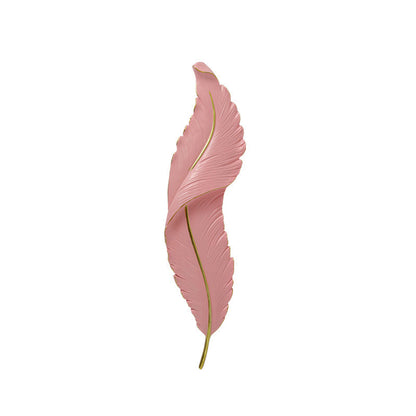 Resin Peacock Feather LED Waterproof Wall Sconce Lamp