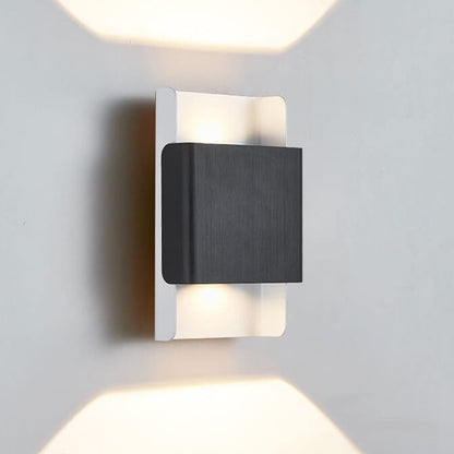 Rectangular Double-headed Aluminum LED COB Wall Sconce Lamp