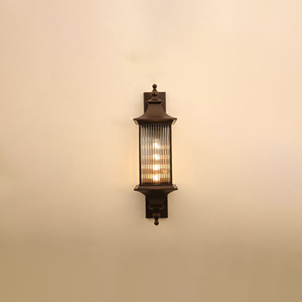 Chinese Cage Waterproof 1-Light Outdoor Wall Sconce Lamp