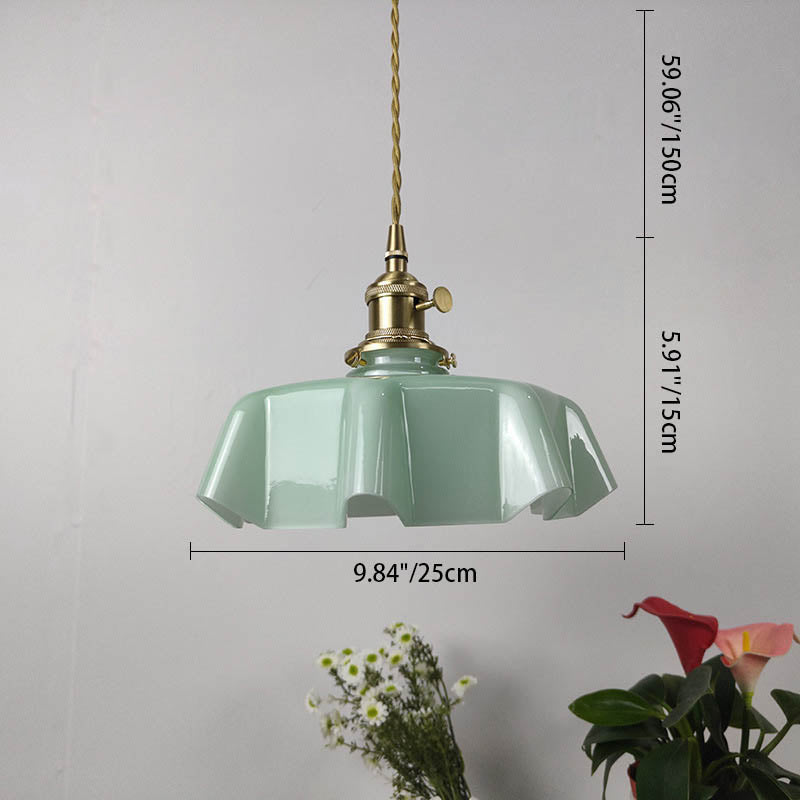 Traditional Petal Pendant Light