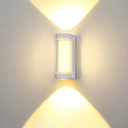 Simplicity Down Luminous LED Waterproof Wall Sconce Lamp