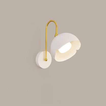 Pure White Iron LED Wall Sconce Lamp Flush Mount Lighting
