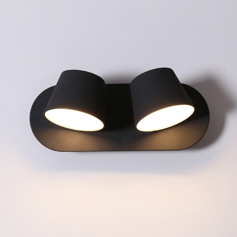 Dome Rotatable Aluminum LED Reading Wall Sconce Lamp