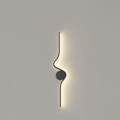 Iron Aluminum Silicone Long Strip LED Wall Sconce Lamp