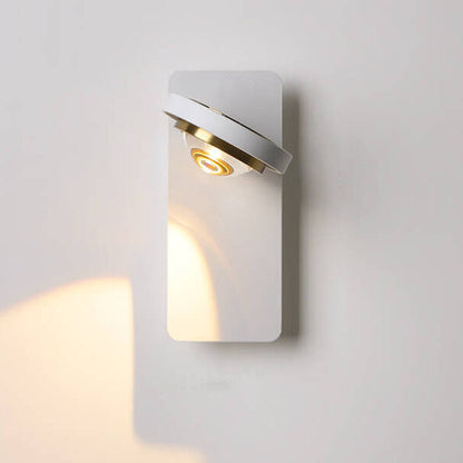 Aluminum Geometric Square Round Iron LED Wall Sconce Lamp