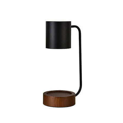 Japanese Minimalist Wood Timing Dimming Table Lamp