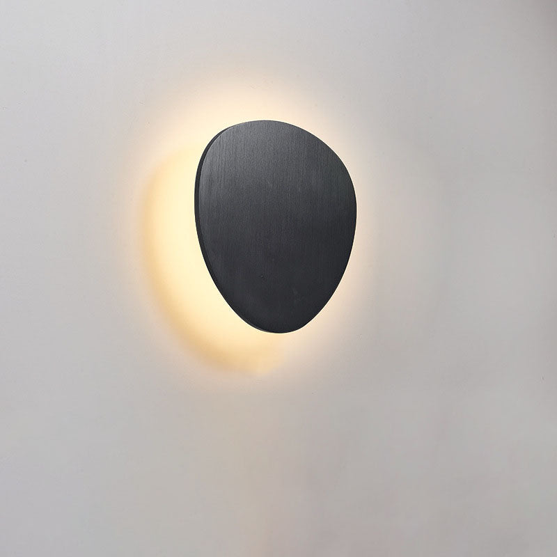 Scandinavian Round Aluminum Acrylic LED Wall Sconce Lamp
