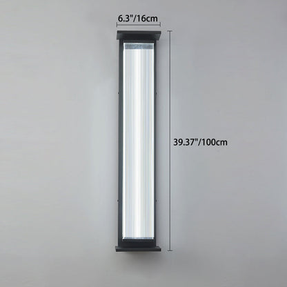 Waterproof Stainless Steel Acrylic LED Wall Sconce Lamp