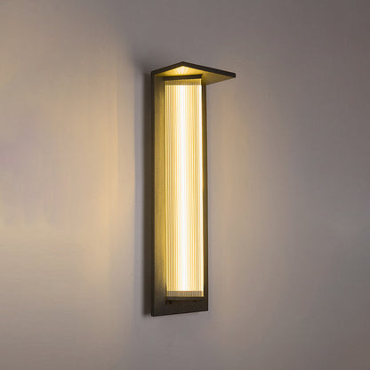 Simplicity Acrylic Shade LED Waterproof Wall Sconce Lamp