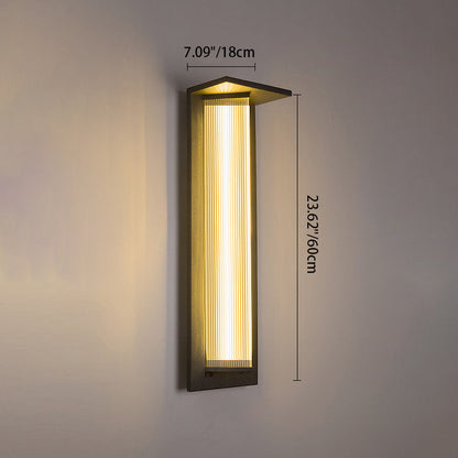Simplicity Acrylic Shade LED Waterproof Wall Sconce Lamp
