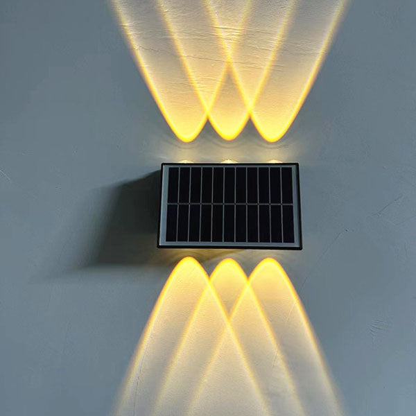 Industrial Solar Waterproof ABS Column LED Wall Sconce Lamp