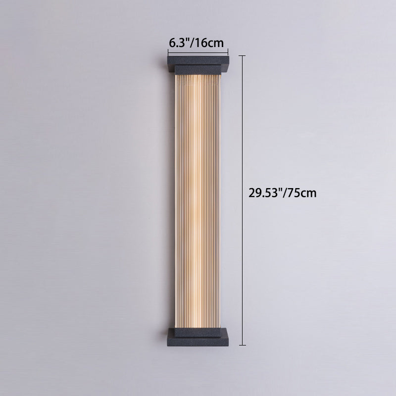 Waterproof Stainless Steel Acrylic Wall Sconce Lamp