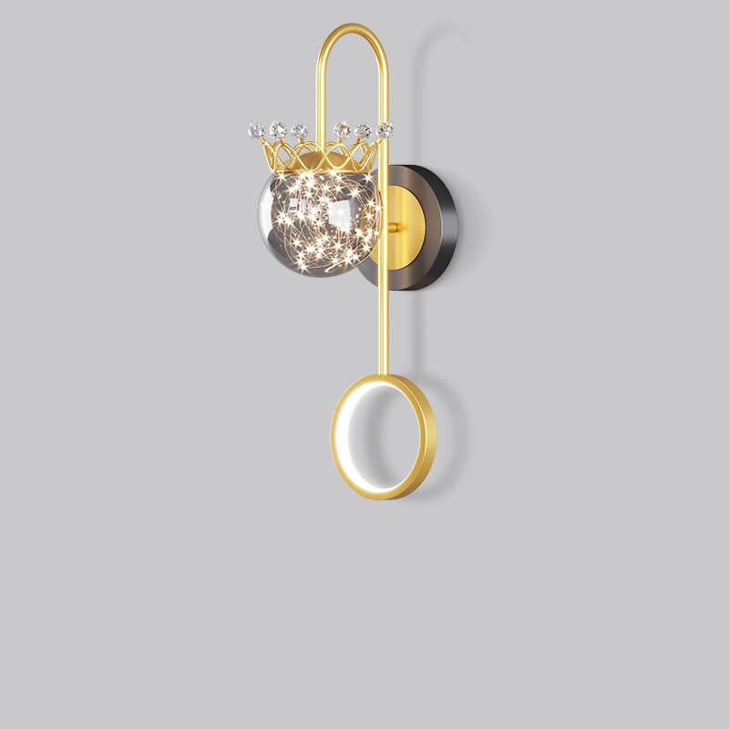 Creative Iron Aluminum Balls LED Wall Sconce Lamp