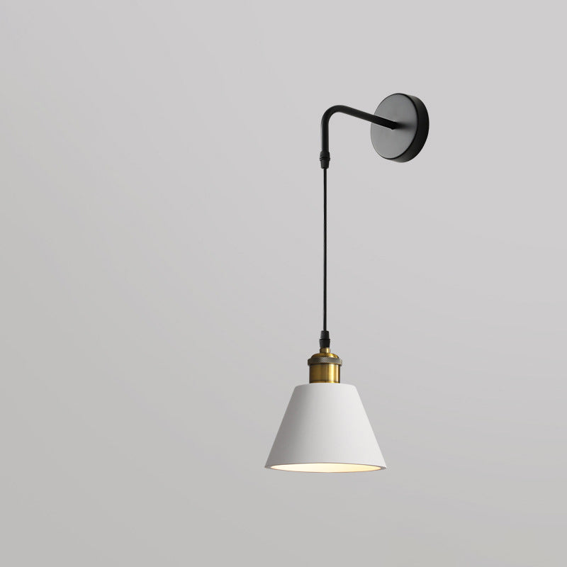 Scandinavian Cone Aluminum Iron 1-Light Wall Sconce Lamp