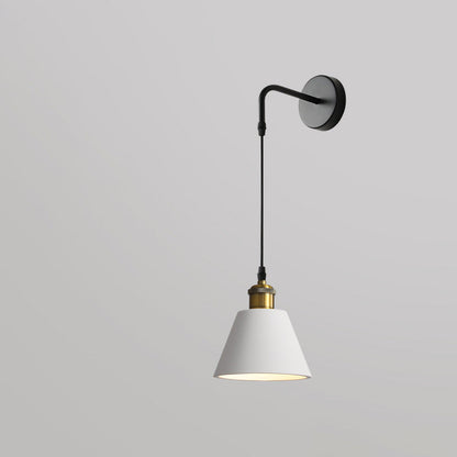 Scandinavian Cone Aluminum Iron 1-Light Wall Sconce Lamp