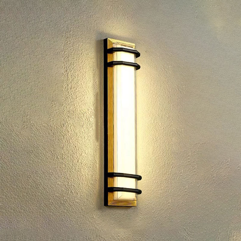 Aluminum Acrylic Shade LED Waterproof Wall Sconce Lamp
