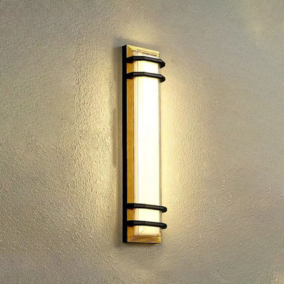 Aluminum Acrylic Shade LED Waterproof Wall Sconce Lamp
