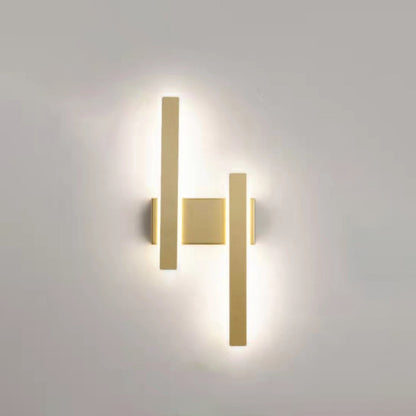 Geometric Strip Acrylic Hardware LED Wall Sconce Lamp