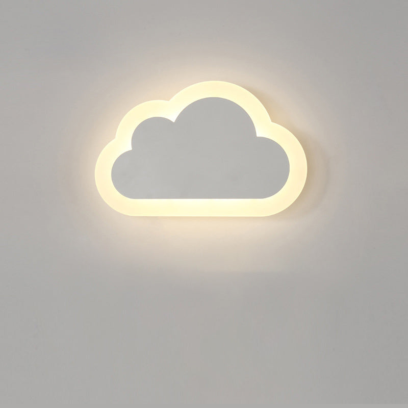 Simplicity Frame Silicone Strip LED Kids Wall Sconce Lamp