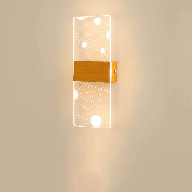 Fan-Shaped Sunflower Dragonfly Decor LED Wall Sconce Lamp
