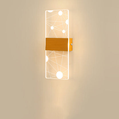 Fan-Shaped Sunflower Dragonfly Decor LED Wall Sconce Lamp