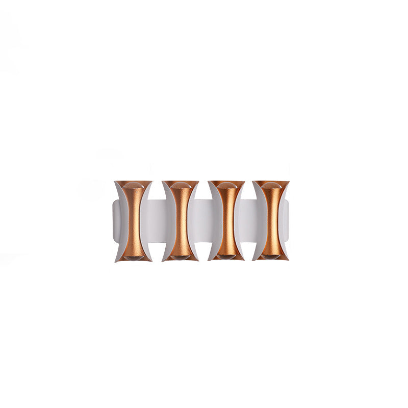 Waterproof Rectangle Aluminum Glass LED Wall Sconce Lamp