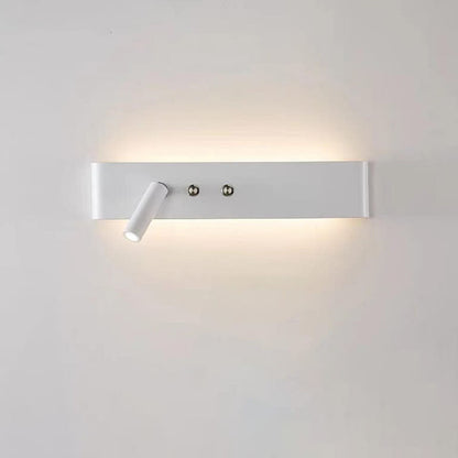 Minimalist Rectangular Aluminum Iron LED Wall Sconce Lamp
