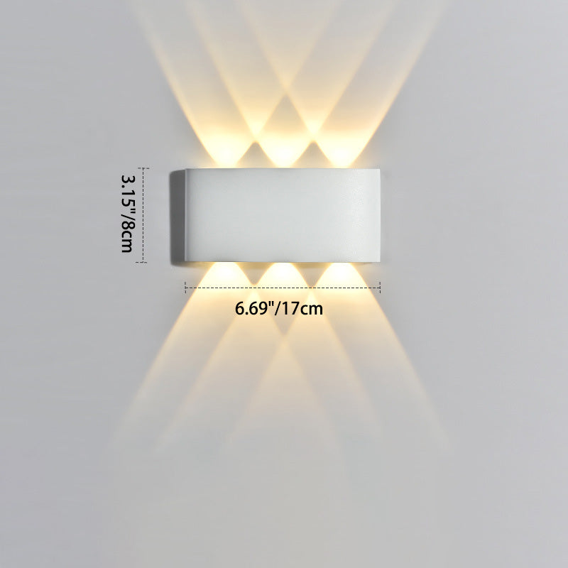 Waterproof Aluminium Iron Acrylic LED Wall Sconce Lamp