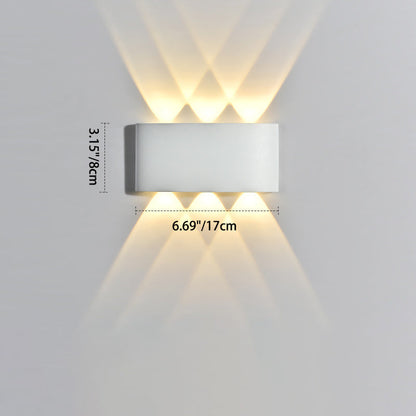 Waterproof Aluminium Iron Acrylic LED Wall Sconce Lamp