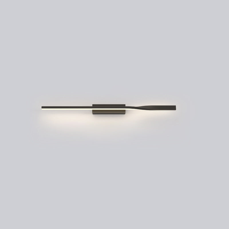 Aluminum Straight Line Silicone LED Wall Sconce Lamp