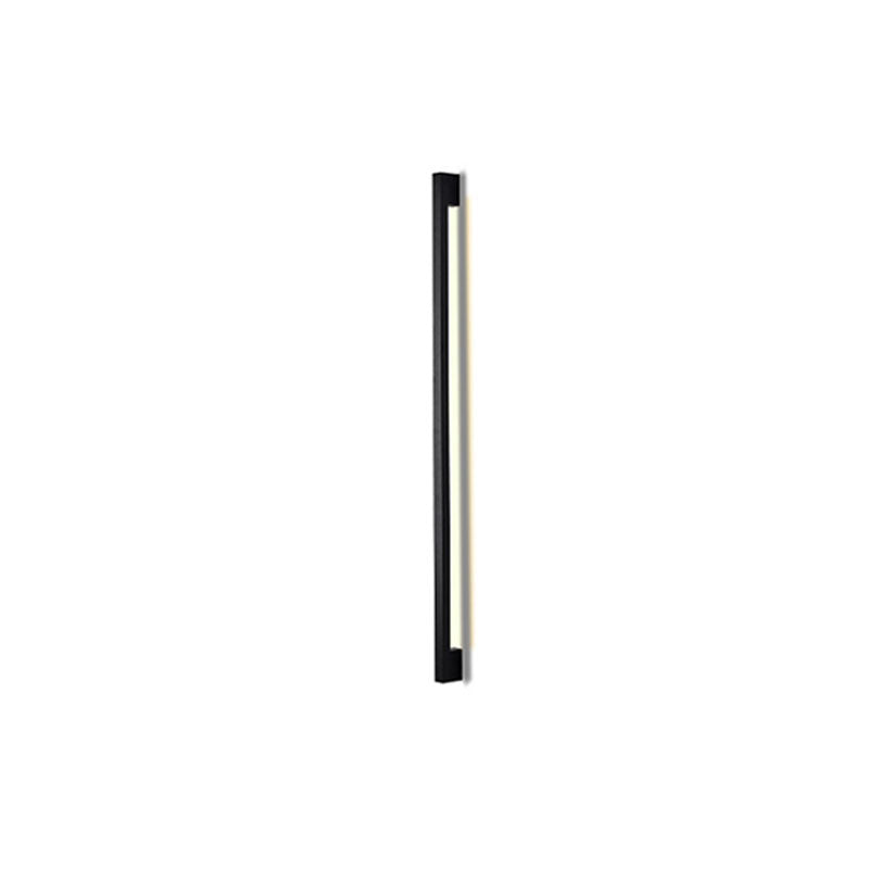 Simplicity Long Strip Iron Silicone LED Wall Sconce Lamp