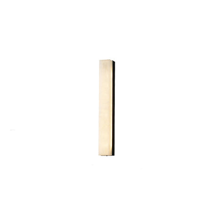 Modern Minimalist Strip Copper Marble LED Wall Sconce Lamp