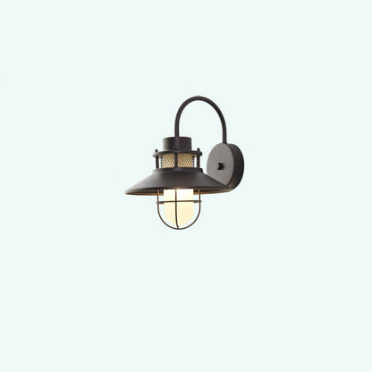 Outdoor Iron Body 1-Light Outdoor Wall Sconce Lamp