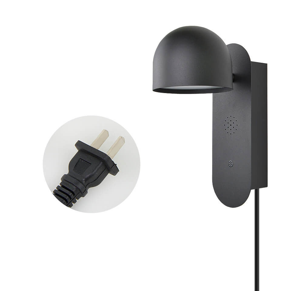 Solid Round Head Voice Control Acrylic LED Wall Sconce Lamp