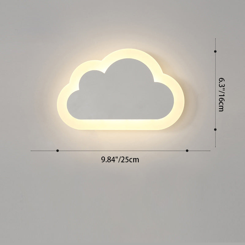Simplicity Frame Silicone Strip LED Kids Wall Sconce Lamp