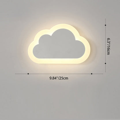 Simplicity Frame Silicone Strip LED Kids Wall Sconce Lamp