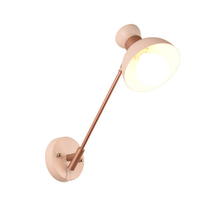 Scandinavian Metal Bowl Round 1-Light Wall Sconce Lamp