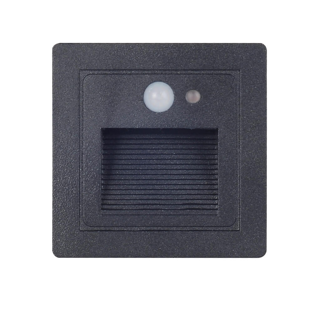 Iron Glass Step Light LED Flush Mount Wall Sconce Lamp