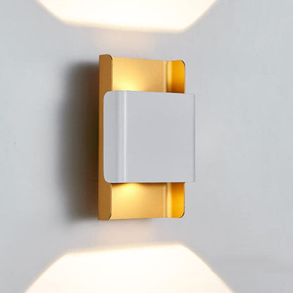 Rectangular Double-headed Aluminum LED COB Wall Sconce Lamp